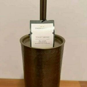 Threshold Metallic Toilet Brush Holder Box Of 2